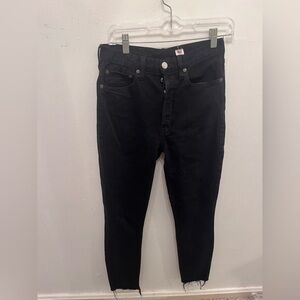 Re/Done Jeans Black Size 0
